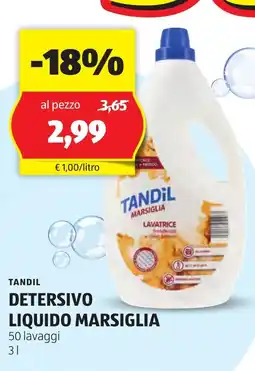 ALDI Tandil detersivo liquido marsiglia offerta