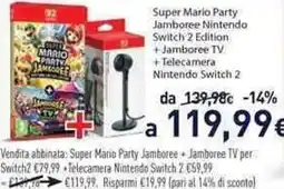 Unieuro Super Mario Party Jamboree Nintendo Switch 2 Edition offerta