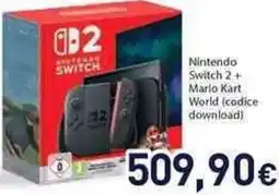 Unieuro Nintendo Switch 2+ Mario Kart World (codice download) offerta