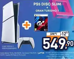 Unieuro PS5 DISC SLIM + GRAN TURISMO 7 offerta