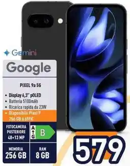 Unieuro Google PIXEL 9a 5G offerta