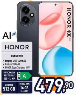 Unieuro HONOR 400 offerta