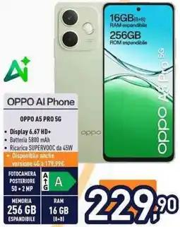 Unieuro OPPO A5 PRO 5G offerta