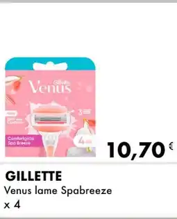 Iper Tosano GILLETTE Venus lame Spabreeze x 4 offerta