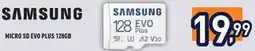 Unieuro SAMSUNG MICRO SD EVO PLUS 128GB offerta