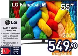 Unieuro LG SMART TV NANOCELL 55NAN081A6A offerta