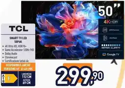 Unieuro TCL SMART TV LED 50P6K offerta