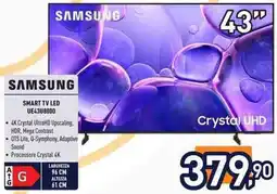 Unieuro SAMSUNG SMART TV LED UE43U8000 offerta