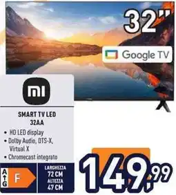 Unieuro SMART TV LED 32AA offerta