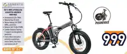 Unieuro ARGENTO FAT E-BIKE A PEDALATA ASSISTITA ARGENTO MINI MAX offerta