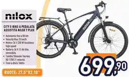 Unieuro nilox CITY E-BIKE A PEDALATA ASSISTITA NILOX 7 PLUX offerta