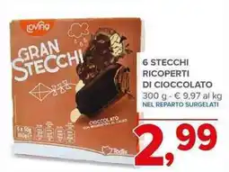 Todis 6 Stecchi Ricoperti Di Cioccolato offerta