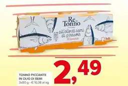 Todis Tonno piccante in olio di semi offerta