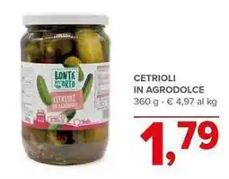 Todis Cetrioli in agrodolce offerta