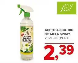 Todis Aceto alcol bio 8% MELA SPRAY offerta