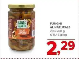 Todis Funghi al naturale offerta