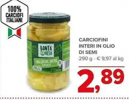 Todis Carciofini interi in olio di semi offerta
