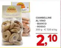 Todis Ciambelline al vino bianco rosso offerta