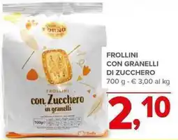 Todis Frollini con granelli di zucchero offerta