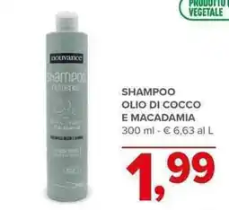 Todis Shampoo olio di cocco e macadamia offerta