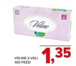 Todis VELINE 2 veli 100 pezzi offerta