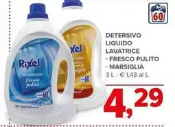 Todis Detersivo liquido lavatrice fresco pulito marsiglia offerta
