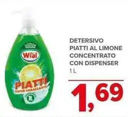 Todis Detersivo piatti al limone concentrato con dispenser offerta