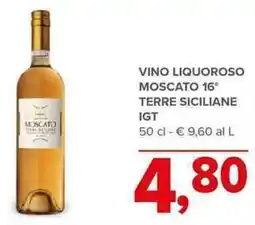 Todis Vino liquoroso MOSCATO 16 terre siciliane igt offerta