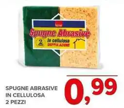 Todis Spugne abrasive in cellulosa 2 pezzi offerta