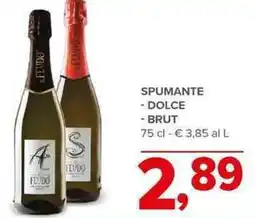 Todis Spumante dolce brut offerta
