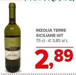 Todis Inzolia terre siciliane igt offerta