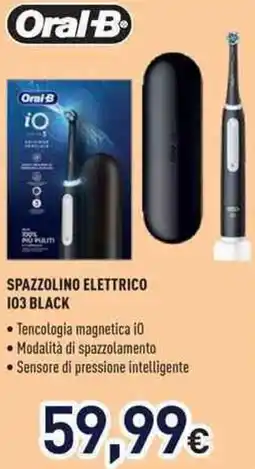 Unieuro Oral-B SPAZZOLINO ELETTRICO 103 BLACK offerta