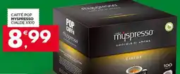Despar Caffè pop myspresso cialde x100 offerta
