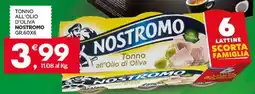 Despar Tonno all'olio d'oliva NOSTROMO offerta