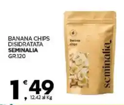 Despar Banana chips disidratata SEMINALIA offerta