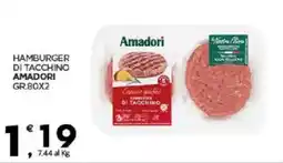Despar Hamburger di tacchino AMADORI offerta