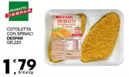 Despar Cotoletta con spinaci DESPAR offerta