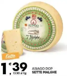 Despar Asiago dop SETTE MALGHE offerta