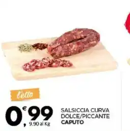 Despar Salsiccia curva dolce/piccante CAPUTO offerta