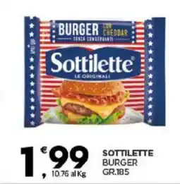 Despar Sottilette burger offerta