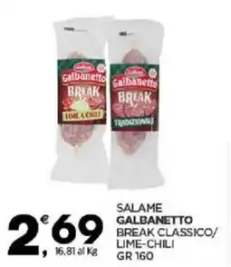 Despar Salame galbanetto break classico/ lime-chili offerta