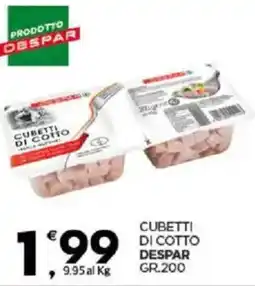 Despar Cubetti di cotto DESPAR offerta