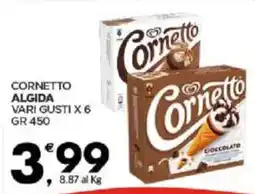 Despar Cornetto algida vari gusti x 6 offerta