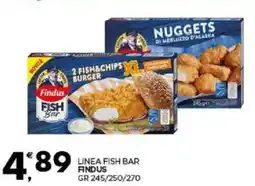 Despar Linea fish bar FINDUS offerta