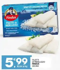 Despar Filetti di merluzzo FINDUS offerta