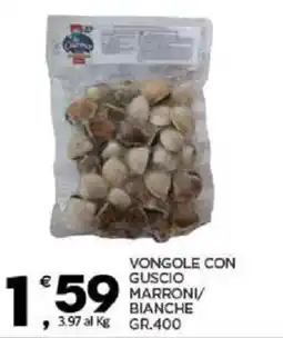 Despar Vongole con guscio marroni/ bianche offerta