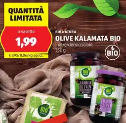 ALDI BIO NATURA Olive kalamata bio intere/denocciolate offerta