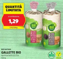 ALDI BIO NATURA Gallette bio quinoa/semi di chia offerta