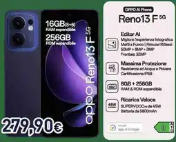Unieuro OPPO AI Phone Reno13 F 5G offerta