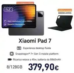 Unieuro Xiaomi Pad 7 offerta